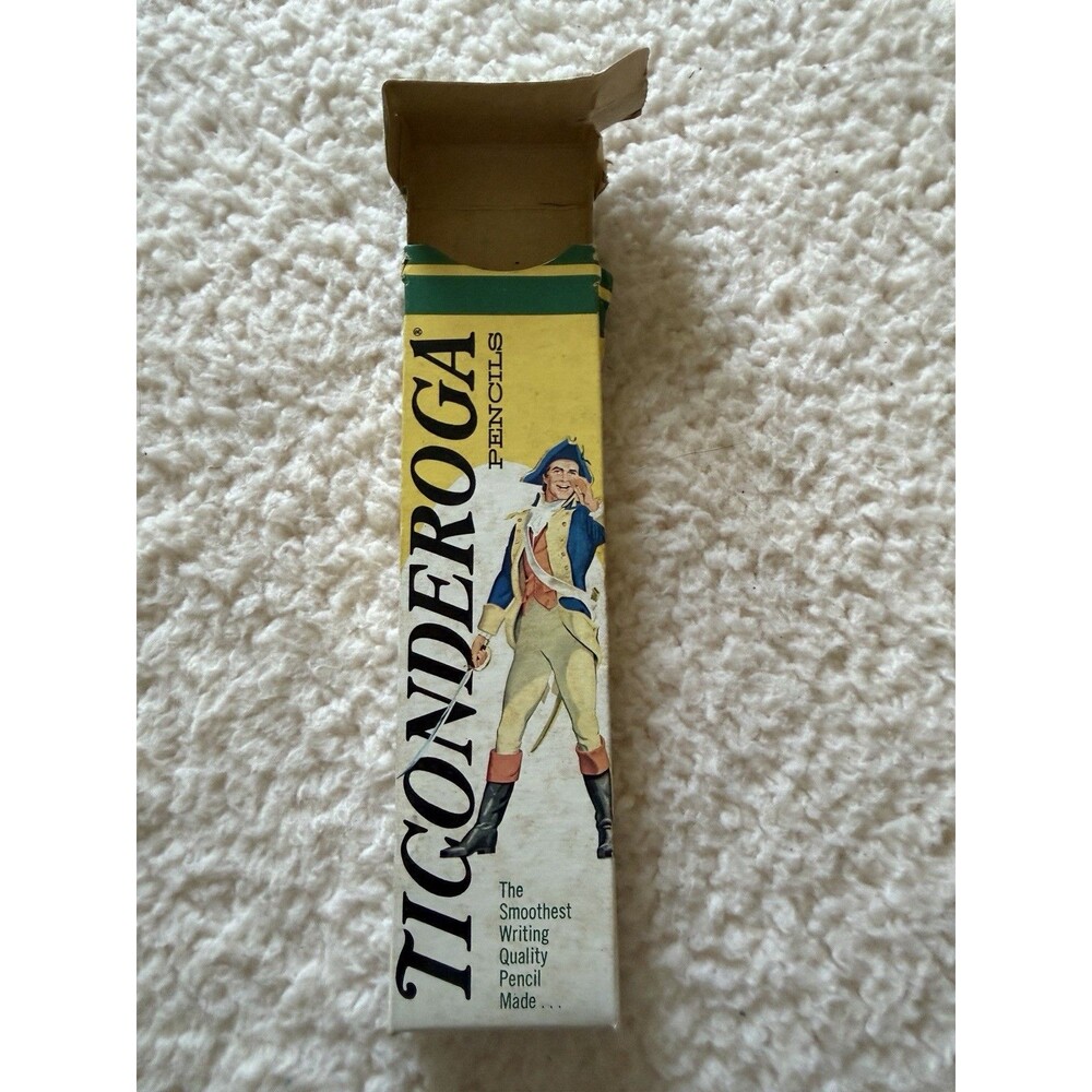 Box of 11 Dixon Ticonderoga 10 Hard 1 Medium 10 Soft Pencils 1388 Vintage NOS